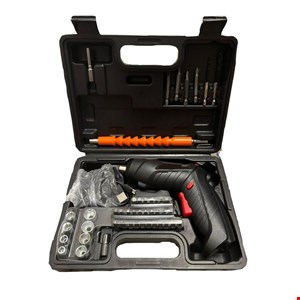 دریل و پیچ گوشتی شارژی مدل ۴۷ تکه با باتری لیتیومی