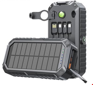 پاوربانک خورشیدی گرین لاین مدل Green Lion 20000 mAh Solar Mate