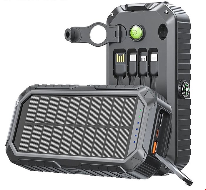 پاوربانک خورشیدی گرین لاین مدل Green Lion 20000 mAh Solar Mate
