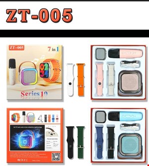 پک ساعت هوشمند سری 10 مدل ZT-005 به همراه میکروفون و اسپیکر بلوتوثی