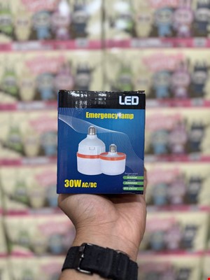 چراغ شارژی LED سی وات مدل E27