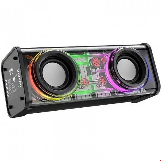 اسپیکر بلوتوثی RGB مدل V8